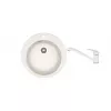 Set chiuveta de bucatarie si baterie Granit compozit, Alb Dr.Gans GALA + SanDonna F 1066 51 х 51