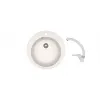 Set chiuveta de bucatarie si baterie Granit compozit, Alb Dr.Gans GALA + SanDonna F 1069  51 x 51