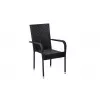 Scaun de gradina  Rattan, Otel, Negru Villager Scaun de gradina BAY (Negru) 94 x 65 x 56