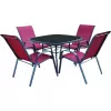 Садовый стул Stofa, Otel, Rosu Villager Scaun de gradina COMO (Rosu) 96 x 71 x 54.5