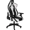 Fotoliu Gaming Nylon, Piele, Gazlift, 150 kg, 160-195 cm, Negru, Alb Genesis Nitro 650, Howlite White 
