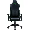 Fotoliu Gaming Metal, Piele PVC, Gazlift, 136 kg, 170-190 cm, Negru RAZER Iskur X 