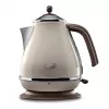 Ceainic electric 1.7 l, 2000 W, Inox, Bej Delonghi KBOV2001 