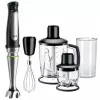 Блендер 850 W, 1.25 l, 350 ml, 0.6 l, 10 trepte de viteza, Functie turbo, Negru, Inox BRAUN MQ7045 