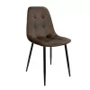 Scaun Metal, Catifea, Stofa, Cafeniu DP M-01-3 HLR-50 BROWN VELVET 