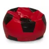 Бин Бэг кресло-мешок Black Red  XL Because Ball  