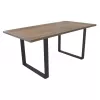 Стол PAL melaminat, Metal, Maro, Negru DP Hana 1800*900 
