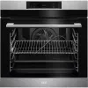 Cuptor electric incorporabil 71 l, 17 functii, Grill, Timer, Curatare pirolitica, Inox, Negru AEG BPK748380M A