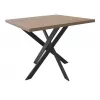 Стол PAL melaminat, Metal, Maro, Negru DP Torino 900*900 