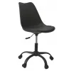 Fotoliu de birou Piele eco, Plastic, Negru DP F-2002~Black 47 x 42 x 82-92