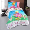 Постельное белье (комплект) 2 persoane Euro, Poplin, Multicolor Cottony SLPP Printesa Sofia  