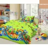 Lenjerie de pat Pentru copii, Bumbac, Verde Cottony SLP Muza 