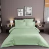 Постельное белье (комплект) 2 persoane Euro, Satin de Lux, Mint Cottony SLPSL 