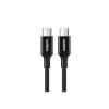 Cablu  UGREEN USB-C to Lightning M/M Aluminum Shell Braided 2.4A (1.5M), Black 