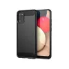 Husa  HELMET Carbon Fiber Armour Case - Samsung A02, Black 