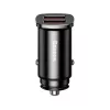 Incarcator masina  Baseus CAR CHARGER 2XUSB SQUARE METAL 30W QC3.0, BLACK 