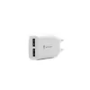 Incarcator masina  HELMET Wall Charger with Micro-USB Cable 2xUSB , White 