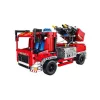 Jucarie 6+ XTech Bricks 1801 Mini Fire Truck With Water Spraying, 163 pcs 