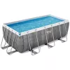 Bazin cu cadru metalic 8124 l, 412x201x122 cm BESTWAY 56456BW Power Steel  