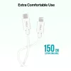 Кабель  Ttec Type-C to Lightning (1.5M), White 