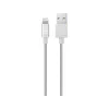 Cablu  Ttec USB to Lightning Mfi Alumi (1M), White 