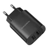 Incarcator  Borofone Wall Charger 2xUSB 2.1A with MicroUSB Сable BN2 (EU), Black 