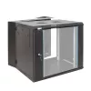 Серверный шкаф  Hipro 19" 12U Wall Mounted Double Section cabinet AH6612, 600x500+100x640