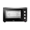 Cuptor electric 45 l, 2000 W, Grill, Timer, Curatare traditionala, Negru Zilan ZLN1024 