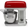 Robot de bucatarie 1000 W, 4.5 l, 7 viteze, Masina de tocat, Pentru frământare, pentru crema, Inox, Rosu GORENJE MMC1000RLR 