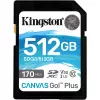 Карта памяти SD 512GB KINGSTON Canvas Go! Plus (SDG3/512GB) Class10 UHS-I U3 (V30)