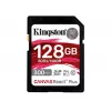 Card de memorie SD 128GB KINGSTON CANVAS REACT PLUS (SDR2/128GB) Class10 UHS-II U3 (V90)
