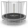 Батут Сu plasa de protectie, 24.4 сm, Otel, Polipropilena, 110 kg, Gri Jumi 2.44m 