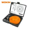 Набор коронок  WOKIN 8 buc. inelare pentru lemn, 64 mm - 127 mm, H25 mm 