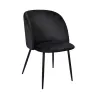 Scaun Catifea, Stofă, Negru DP Spectre Black 