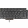 Клавиатура для ноутбука  DELL Latitude 15 5520 5521 Precision 3560 3561 P/N PJYDD  w/backlit w/o frame ENG/RU Black