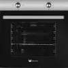 Cuptor electric incorporabil 76 l, 3 functii, Grill, Timer, Negru, Inox Eurolux OVEM603MX A