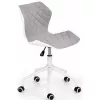 Офисное кресло Piele eco, Stota, Gri, Alb DP MATRIX 3  