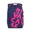 Rucsac laptop  Rivacase 5430, for Laptop 15,6" & City bags, Dark Blue/Pink 