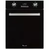 Cuptor electric incorporabil 52 l, 6 functii, Grill, Timer, Сuratare traditionala, Negru TORNADO TRC-456 TOUCH FBL A