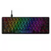 Gaming keyboard  HyperX Alloy Origins 60 Black Mechanical Gaming Keyboard (RU), Mechanical keys (HyperX Red key switch) Backlight (RGB), Petite 60% form factor, Ultra-portable design, Full aircraft-grade aluminum body, USB 