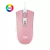 Игровая мышь  HyperX Pulsefire Core Gaming Mouse, Pink/White, 400–6200 DPI, 4 DPI presets, Pixart 3327 sensor, RGB Logo, 7 x button mouse with ultra-responsive Omron switches, Comfortable symmetric design, Easy customisation with HyperX NGenuity software, USB, 87 