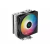 Cooler universal  DEEPCOOL AC Deepcool "AG400 LED" (≤31.6dB, 500-2000RPM, 75.89 CFM, 120mm, LED, 220W, 4/6mm, 614g.)
.                                                                         
Intel   LGA1700/1200/1151/1150/1155
AMD AM5/AM4

Product Dimensions :  :  :  :  : 125 