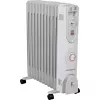 Radiator cu ulei 2500 W, 25 m², Termostat, Alb KRAFT KF-ORC4511TSW 