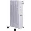 Radiator cu ulei 1900 W, 15 m2, Termostat, Alb KRAFT KFORC757TSW 