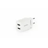 Încarcator  GEMBIRD EG-U2C2A-03-W 2-port universal USB charger, 2.1 A, white 