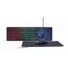 Kit (tastatura+mouse)  GEMBIRD KBS-UML-01, 3-in-1 backlight desktop set, US layout, Black 