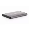 Carcasa externa pentru HDD/SSD  GEMBIRD 2.5" SATA HDD External Case miniUSB3.0, Aluminum Light-Grey, Gembird "EE2-U3S-3-LG" 
