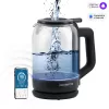 Ceainic electric 1.5 l, 2150 W, Transparent, Negru POLARIS PWK 1712CGLD Wi-Fi IQ Home 1,5l Black 