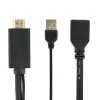 Кабель видео  Cablexpert DP F to HDMI M Active 4K "A-HDMIM-DPF-01" Black 