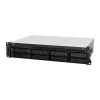 NAS  SYNOLOGY "RS1221RP+", 8-bay, AMD Ryzen 4-core 2.2Ghz, 4Gb*1+1Slot, 4x1GbE, PCIe, 2x350W PSU 